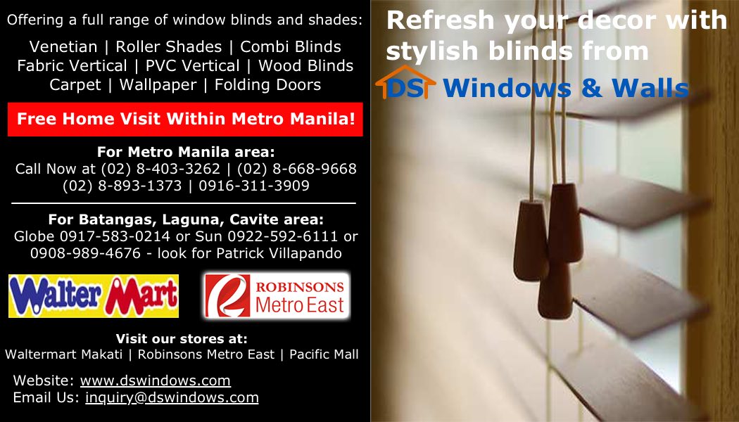 Ds Windows Blinds Manila Makati Philippines